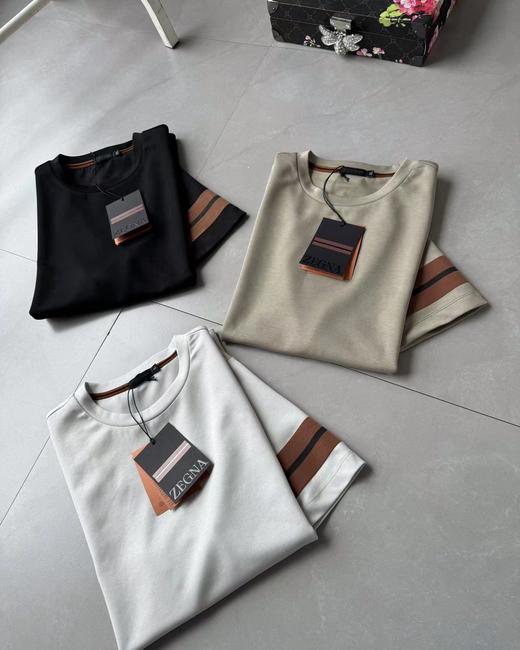 F030640夏季新款云感空气层圆领运动休闲短袖T恤 商品图1