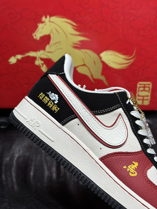 春季特惠💰430 马年限定 # NK Dunk LOW Year Of The Horse 空军一号 防滑耐磨 低帮 板鞋 男女同款 马到功成 迎新 限定款 商品图6