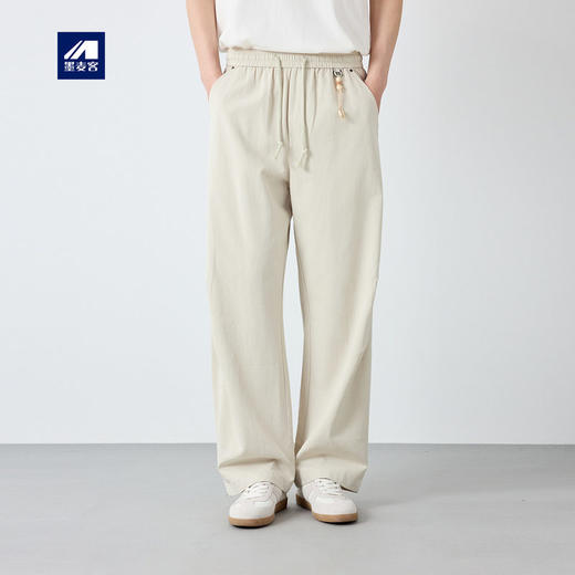 墨麦客男装美式休闲裤子男2026春季新款小吊坠装饰休闲裤男91575. 商品图0