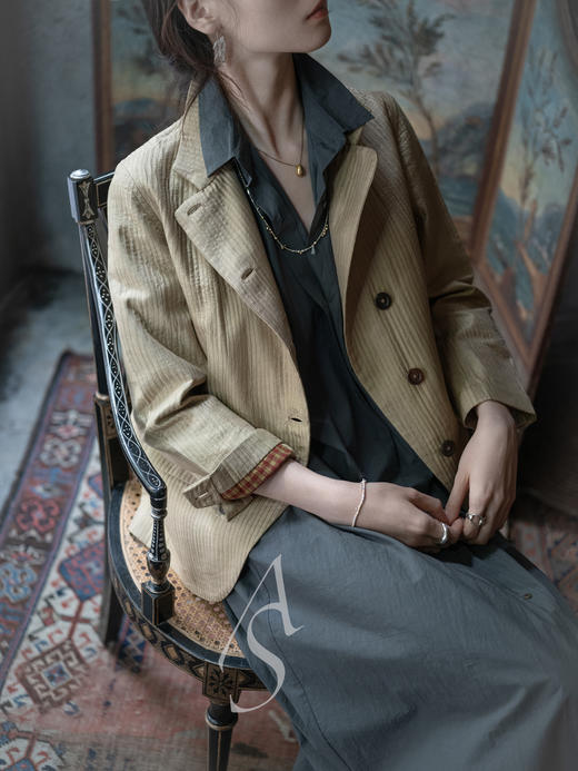 Rosa Maria 26SS BRENNY 锤纹手工银戒 商品图4