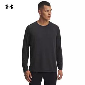 安德玛Trail Run男子轻质跑步运动长袖T恤针织上衣 6001834-001