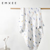 嫚熙（EMXEE）婴儿浴巾新生儿纯棉纱布浴巾儿童洗澡毛巾万花筒100cm 商品缩略图3
