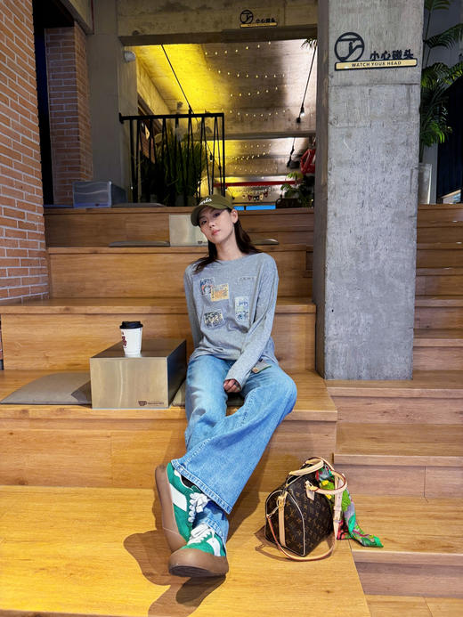 【经典必入】噢蜜ooomeooo四面弹大长腿直筒牛仔裤 商品图6