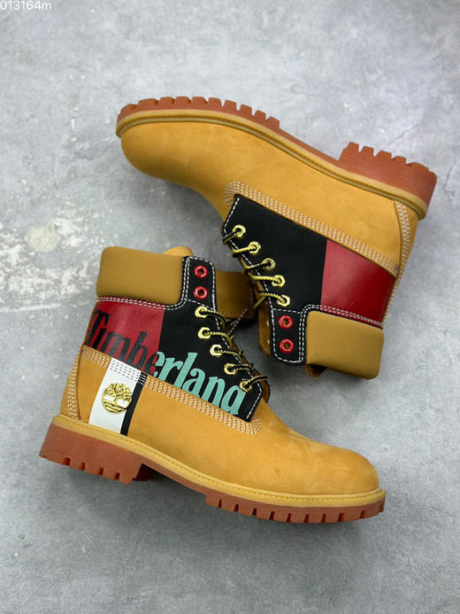 春季特惠💰500 Timberland 添柏岚/天伯伦 大黄靴 PREMIUM 系列 6Inch 典满印 logo 户外靴 简约舒适 中筒 马丁靴 男款 商品图4