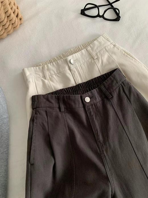F030674春季新款简约舒适棉质杨桃裤春款直筒裤 商品图4