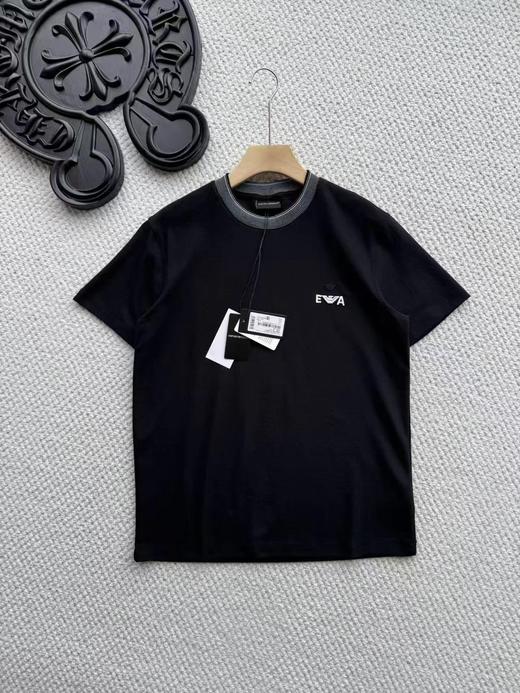 F030663新款情侣款珠地纯棉圆领刺绣短袖薄T恤 商品图13