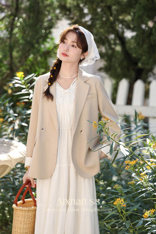 鹿向南《享受伦敦》正肩西装外套2026春季新款高级感显瘦西服上衣 商品图5