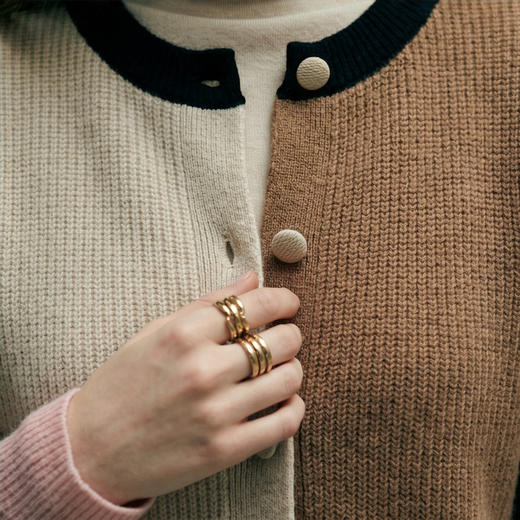 PALUOPO/PL圆领女开衫ET22760R-A/约重250g帕罗 商品图8