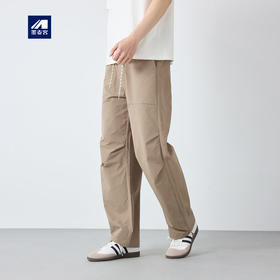 墨麦客男装城市运动伞兵裤子男2026春新款分割拼接休闲裤男91572.