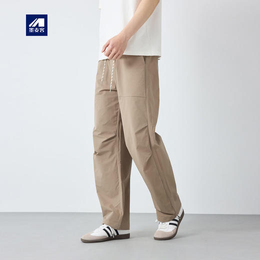墨麦客男装城市运动伞兵裤子男2026春新款分割拼接休闲裤男91572. 商品图0
