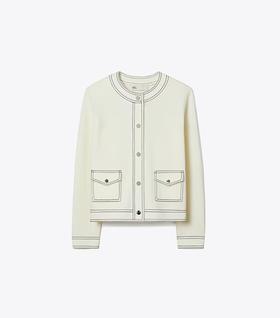TORY BURCH 开衫女  177594-104-F 白色.