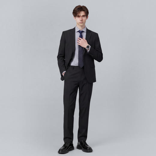 【扛皱垂顺】圣得西男士直筒垂坠感西裤2026新款春季商务通勤长裤 商品图11