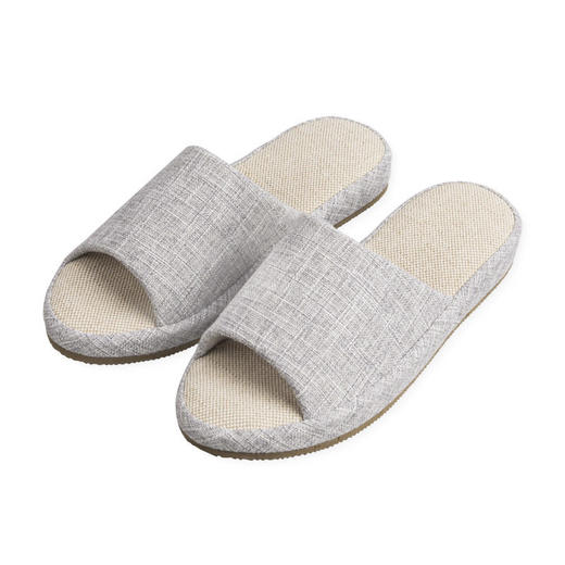 日式无印黄麻底拖鞋良品夏季凉拖鞋纯色棉麻家居拖鞋防水底拖鞋新 商品图3