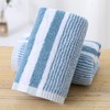 日式无印全棉渐变条毛巾良品条纹无捻纱浴室毛巾柔软洗脸面巾毛圈 商品缩略图1