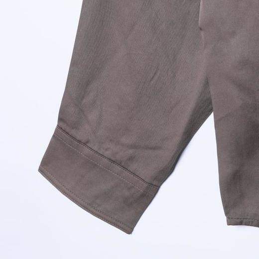 SDSA秋冬新款痞帅男装设计师纯色亲肤翻领长袖衬衫超柔休闲衬衣 商品图3