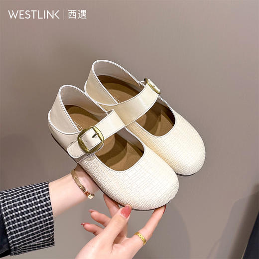 西遇法式芒果头玛丽珍鞋女2026春季新款不累脚出门必备潮流小单鞋P0066309 商品图3
