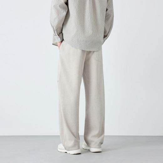 墨麦客男装美式休闲弯刀裤子男2026春季新款松紧腰休闲裤男91558. 商品图4