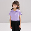 笛莎/Deesha 【松饼熊】2026年夏季新款女童甜美学院风娃娃领短袖T恤 商品缩略图3
