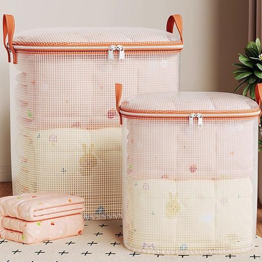 【轻松收纳换季衣物/棉被】新款被子收纳袋透明棉被打包搬家袋家用大容量防水防潮衣物整理箱。rh 商品图1