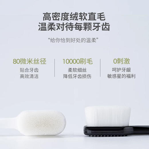 日式无印西川万毛牙刷良品软毛牙刷成人标准细毛极细牙刷情侣牙刷 商品图3