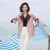 西子/玫瑰与樱花莱赛尔棉双面穿带两条腰带红粉风衣/FYTJ002 商品缩略图2