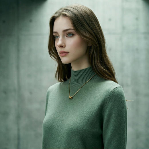 PALUOPO/PL高领女衫ET20185R-B/约重215g帕罗 商品图4