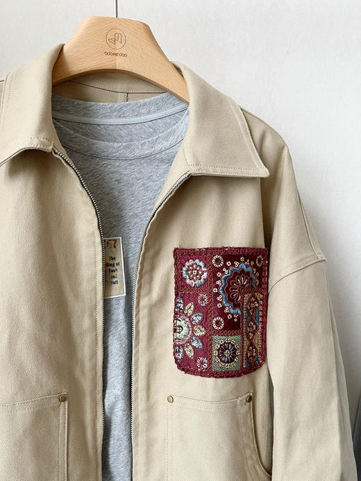 【局里局气】噢蜜ooomeooo翻领polo外套 商品图9