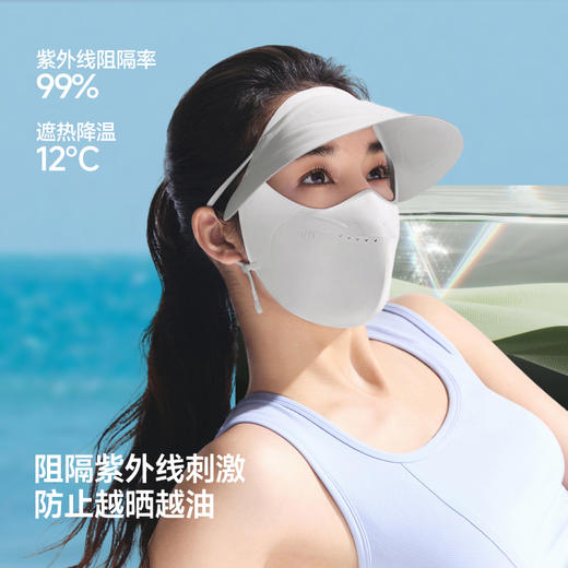 【26春夏新品】蕉下帽檐款净研防晒面罩SS010 商品图1