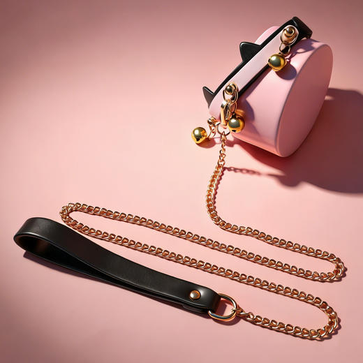 【情趣用品】谜姬 猫耳项圈SM情趣牵引 商品图6