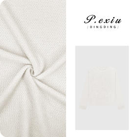 PanYiXiu/潘依绣【轻法之旅】羊毛温柔风手工勾花花边针织毛衣C075