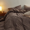 日式无印西川全棉提花水洗四件套良品纯色柔软亲肤床品套件裸睡 商品缩略图2
