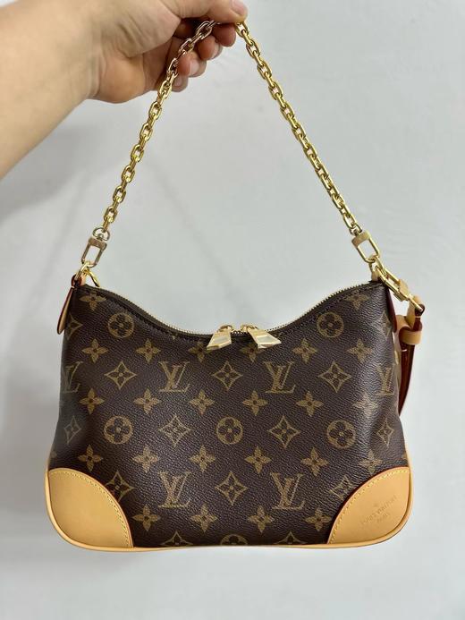 F030632通勤托特老花百搭链条腋下单肩牛角包 商品图1