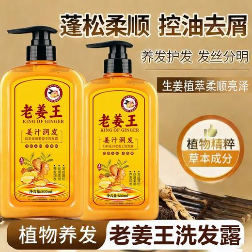 老姜王生姜洗发露护发去屑洗发膏止痒洗发乳洗发露800ml 商品图5