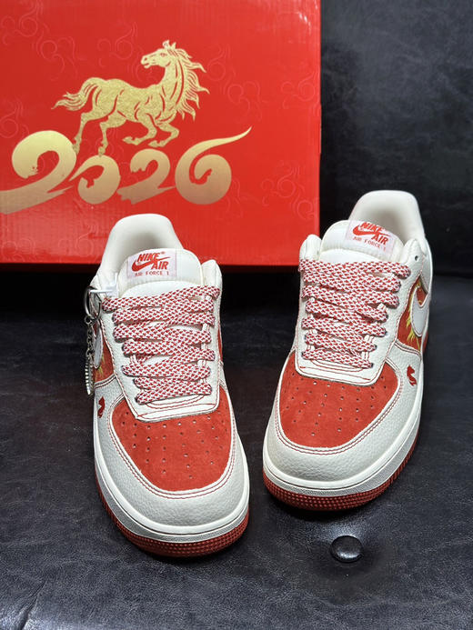 春季特惠💰430 马年限定 # NK Dunk LOW Year Of The Horse 空军一号 防滑耐磨 低帮 板鞋 男女同款 马到功成 迎新 限定款 商品图4
