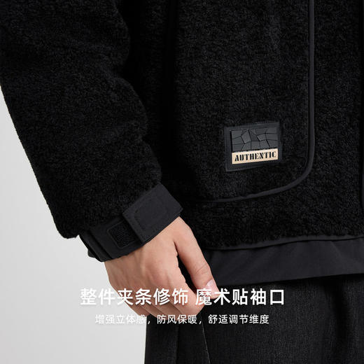 墨麦客立领双门襟男士羽绒服2025冬季新款仿羊羔毛羽绒服男88772. 商品图3