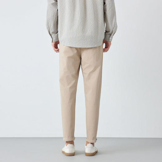 墨麦客男装高智通勤锥形休闲裤男2026春款半松紧腰男士裤子91545. 商品图4