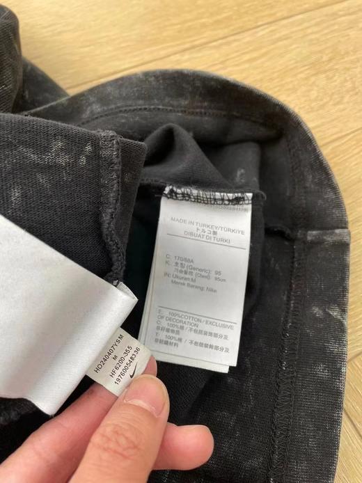 F0306128男子个性潮流休闲运动复古水洗飞马印花短袖T恤 商品图9