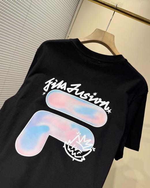 F0306122情侣短袖2026夏新款休闲日常通勤百搭纯棉涂鸦T恤 商品图9