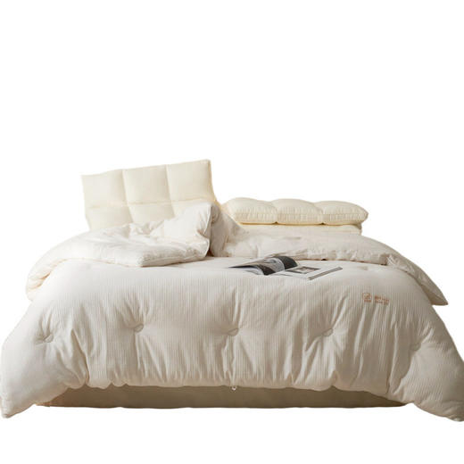 日式无印纯棉99大豆纤维被芯良品全棉被子冬被a类母婴柔软被秋冬 商品图4