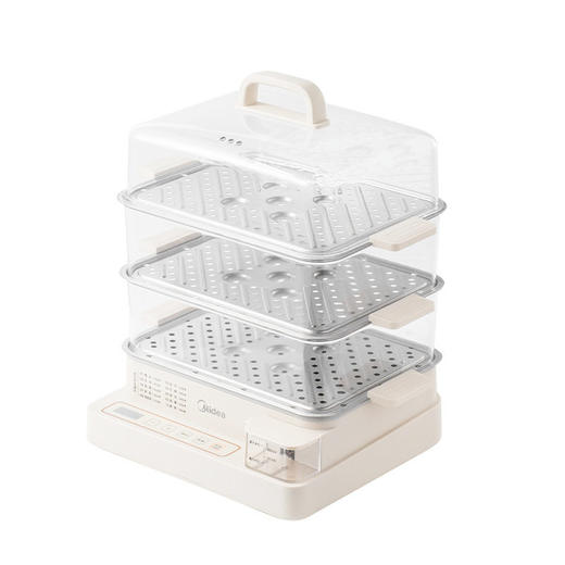 Midea/美的MZ-ZGC322301电蒸锅家用三层蒸炖一体蒸笼蒸煮蒸箱 商品图3