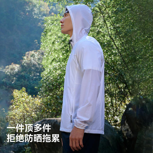 伯希和户外透气防晒衣男钓鱼专业皮肤衣轻薄防风防蚊虫防晒服外套 商品图3