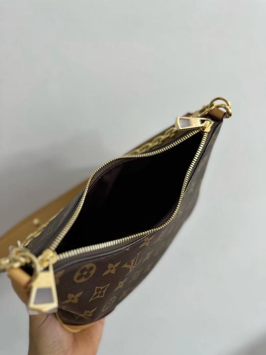 F030632通勤托特老花百搭链条腋下单肩牛角包 商品图4