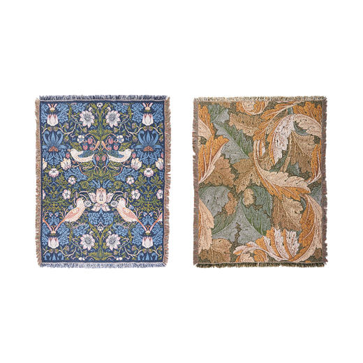 V&A博物馆 工艺美术大师系列草莓小偷提花线毯盖毯 茛苕提花线毯盖毯 商品图4