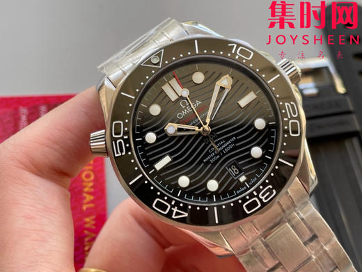 欧米茄JVS海马300米系列 原装开模 黑海马 男士腕表 表径42mm 商品图3