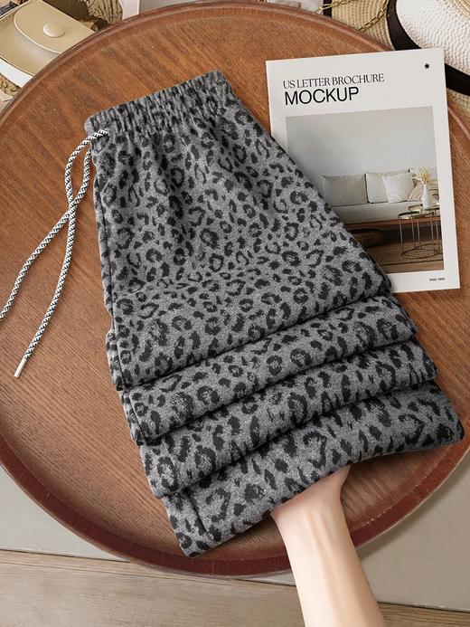 豹纹遛弯裤裤子-纪念日百货门店同款169151314 商品图4