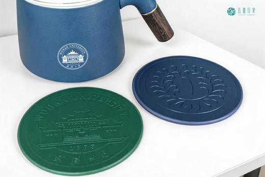 【线上专款】武大珞珈牛皮杯垫 商品图1