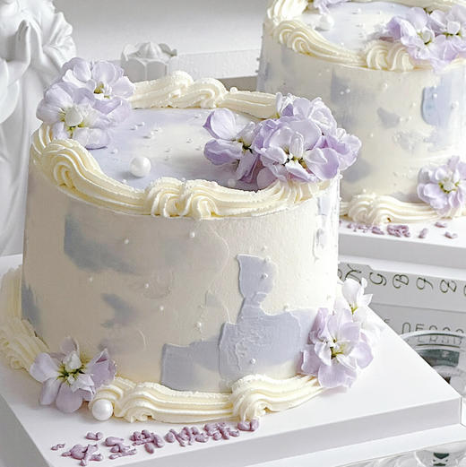 【38女神节蛋糕】紫罗兰鲜花蛋糕 商品图2