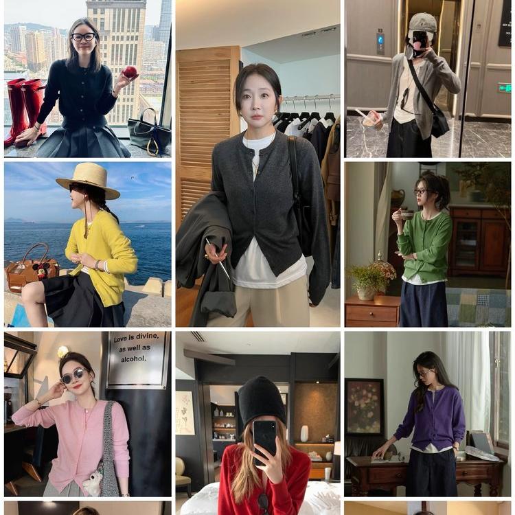 【经典开衫】销量1w+ AMTN出口韩国经典开衫