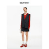 SELFWHO绵羊毛混纺经典V领无袖马甲女2026春季新款一粒扣宽松马夹 商品缩略图4