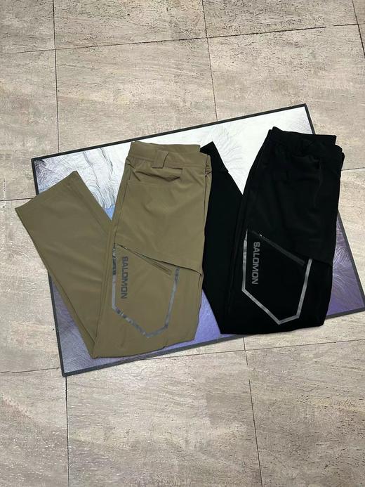 F030693口袋字母冰丝徒步裤男款运动徒步登山软壳裤 商品图3